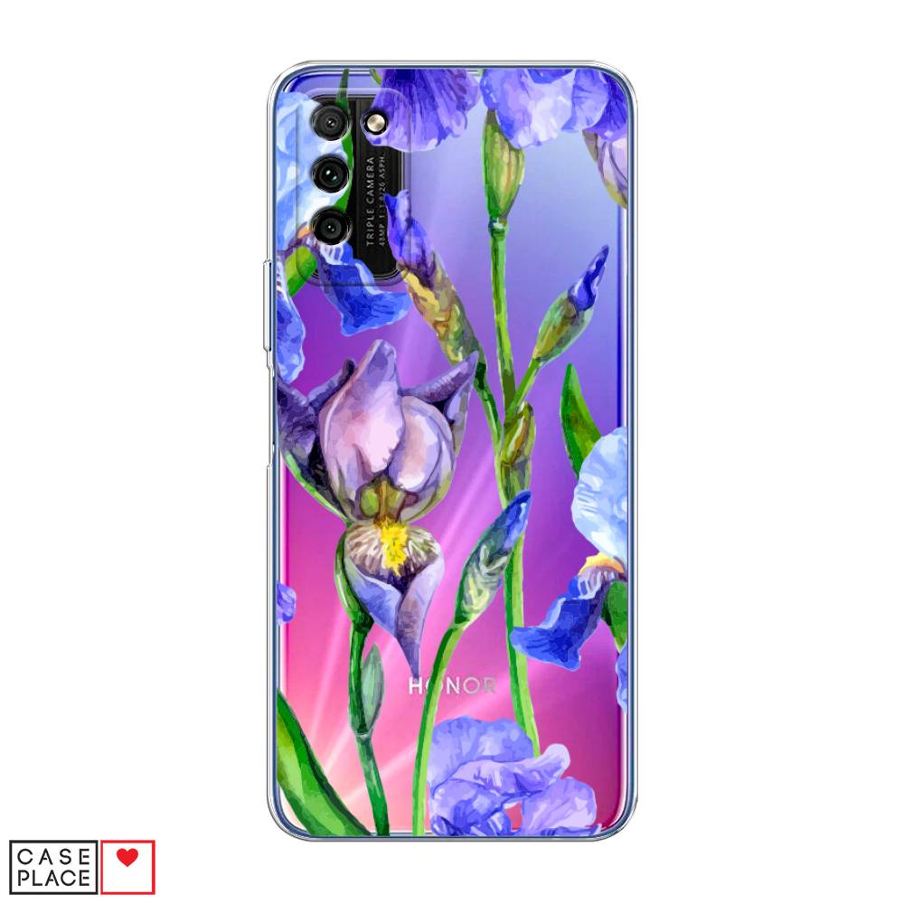 

Чехол Awog "Синие ирисы" для Honor 30 Lite