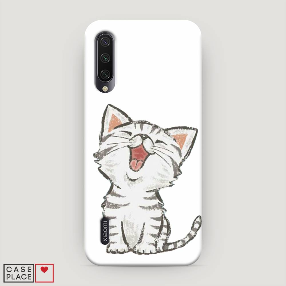 

Пластиковый чехол "Котенок рисованный" на Xiaomi Mi A3, 36020-1