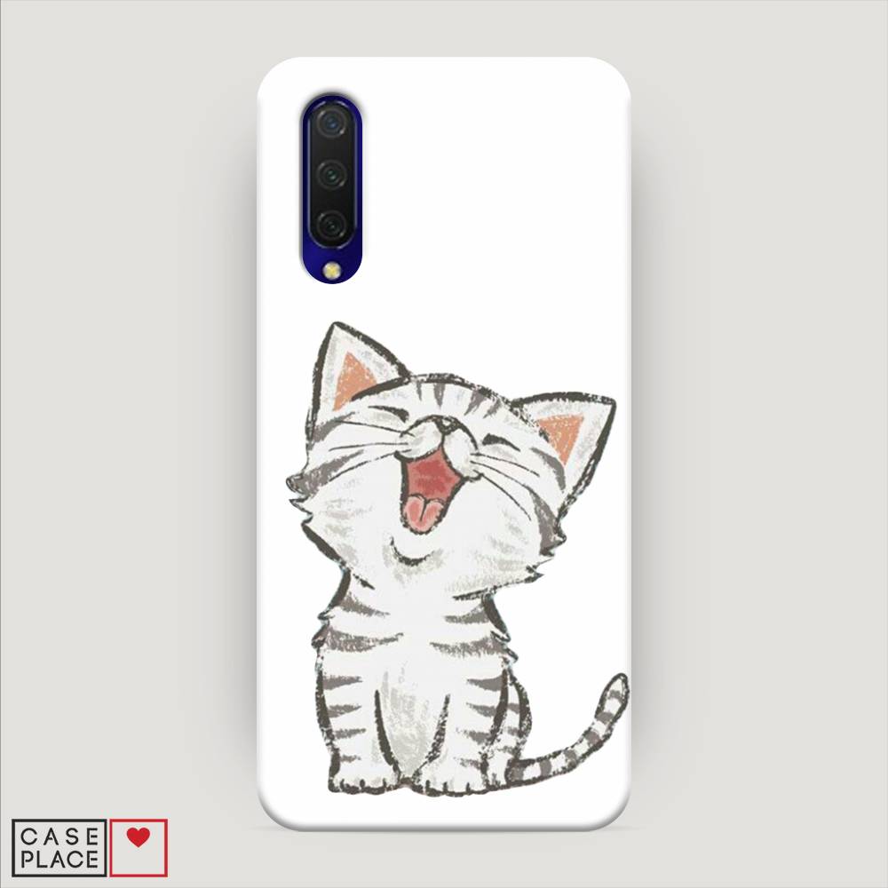 

Пластиковый чехол "Котенок рисованный" на Xiaomi Mi A3 Lite, 36220-1