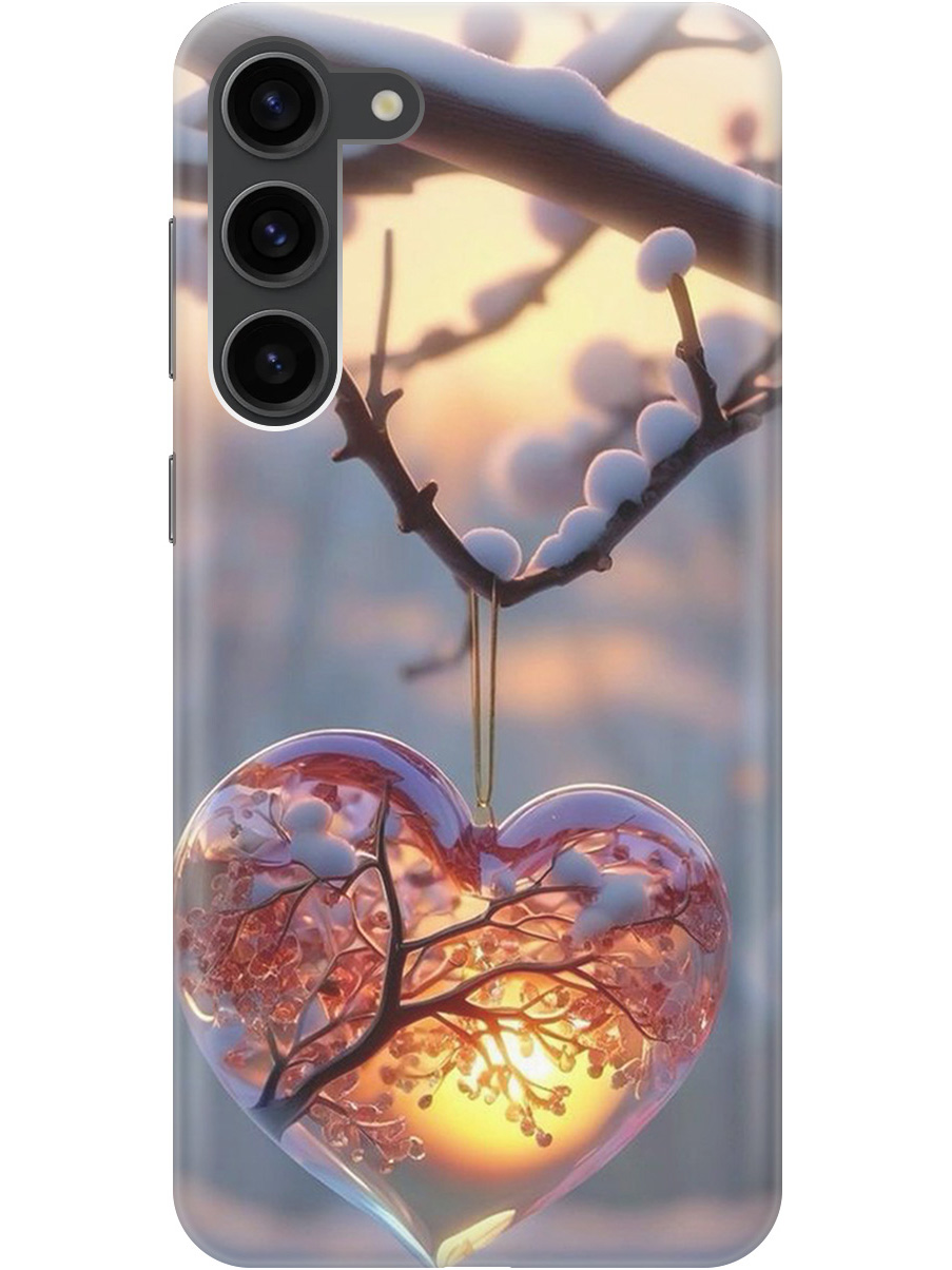 

Силиконовый чехол на Samsung Galaxy S23+ с принтом "Ледяное сердце", Прозрачный;белый;желтый;оранжевый, 767959391