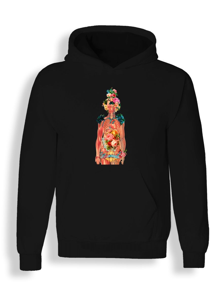 

Худи унисекс СувенирShop Абстракция/Анатомия/Искусство 61 черное 4XL, "Абстракция/Анатомия/Искусство" 61
