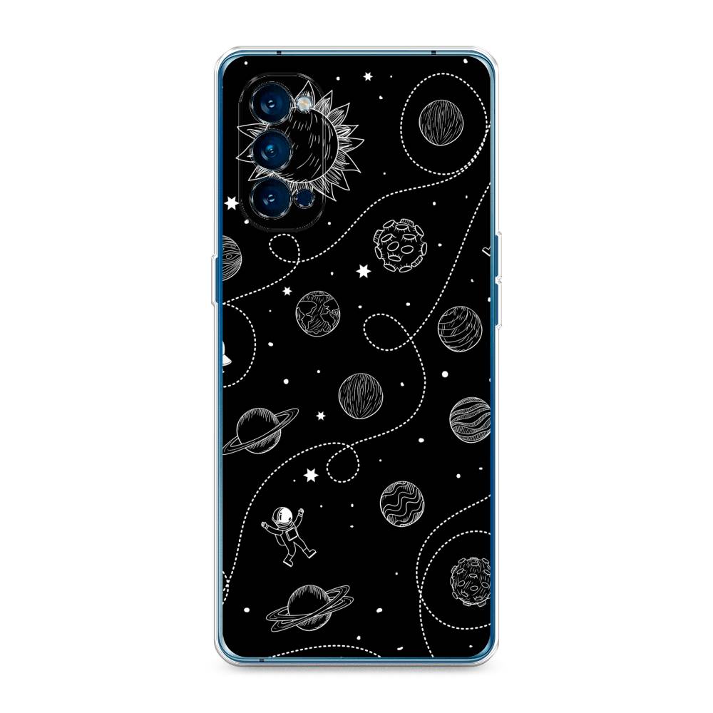 

Чехол Awog на Oppo Reno 4 Pro 5G "В невесомости", Разноцветный, 253750-4