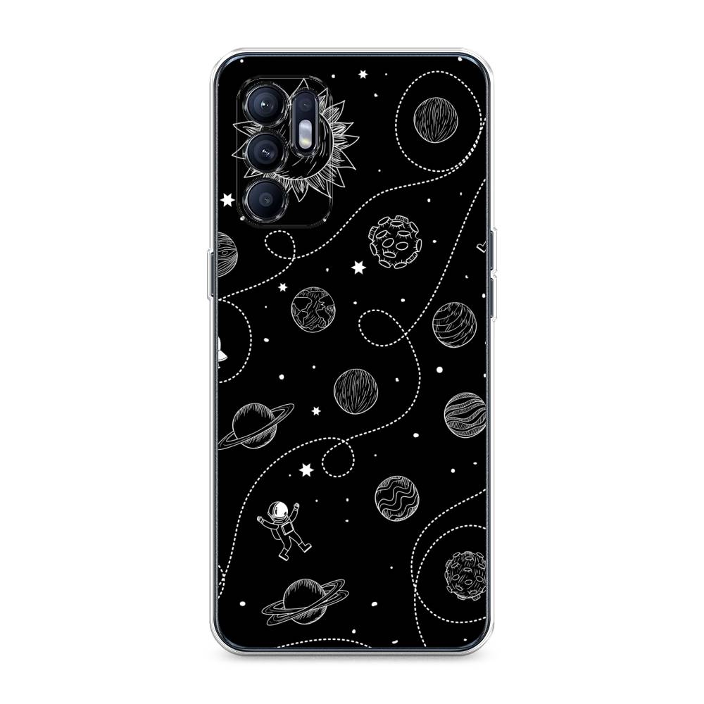 

Чехол Awog на Oppo Reno 6 4G "В невесомости", Разноцветный, 257850-4