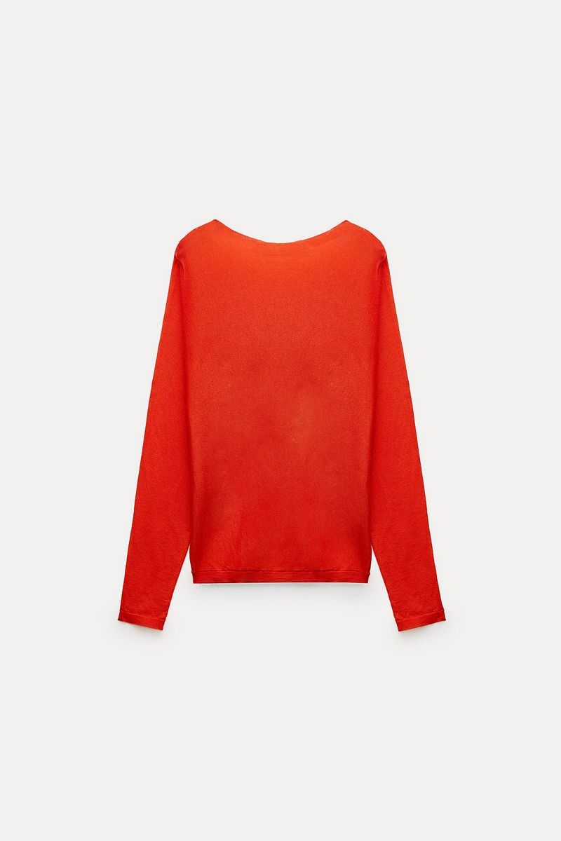 

Джемпер женский ZARA 09598025 красный L, 09598025