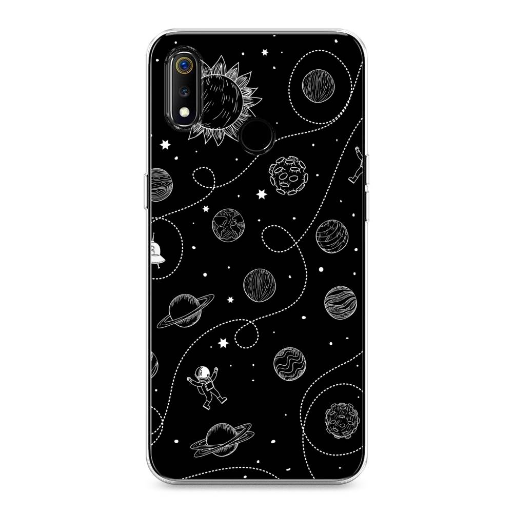 

Чехол Awog на Realme 3 "В невесомости", Разноцветный, 251050-4
