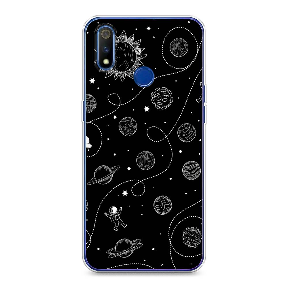

Чехол Awog на Realme 3 Pro "В невесомости", Разноцветный, 251250-4