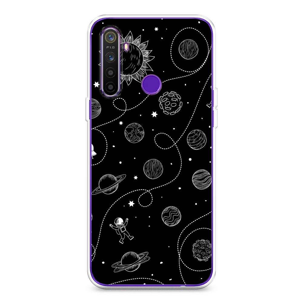 

Чехол Awog на Realme 5 "В невесомости", Разноцветный, 251550-4