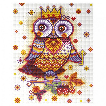 

Белоснежка Алмазная вышивка Сова с ключиком 543-ST-S, 20x25 см