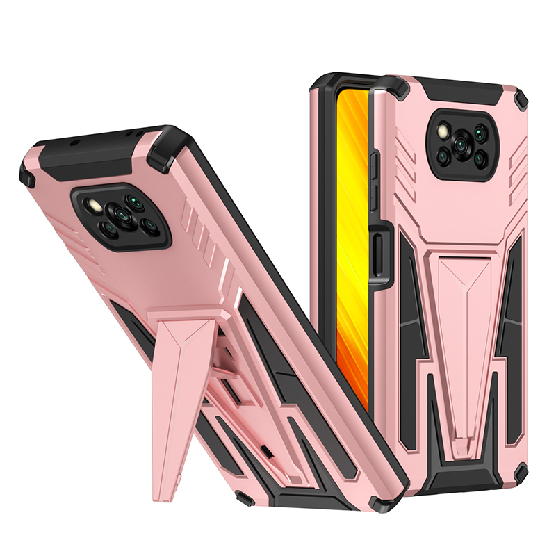 фото Чехол rack case для poco x3 pro (rose gold) black panther