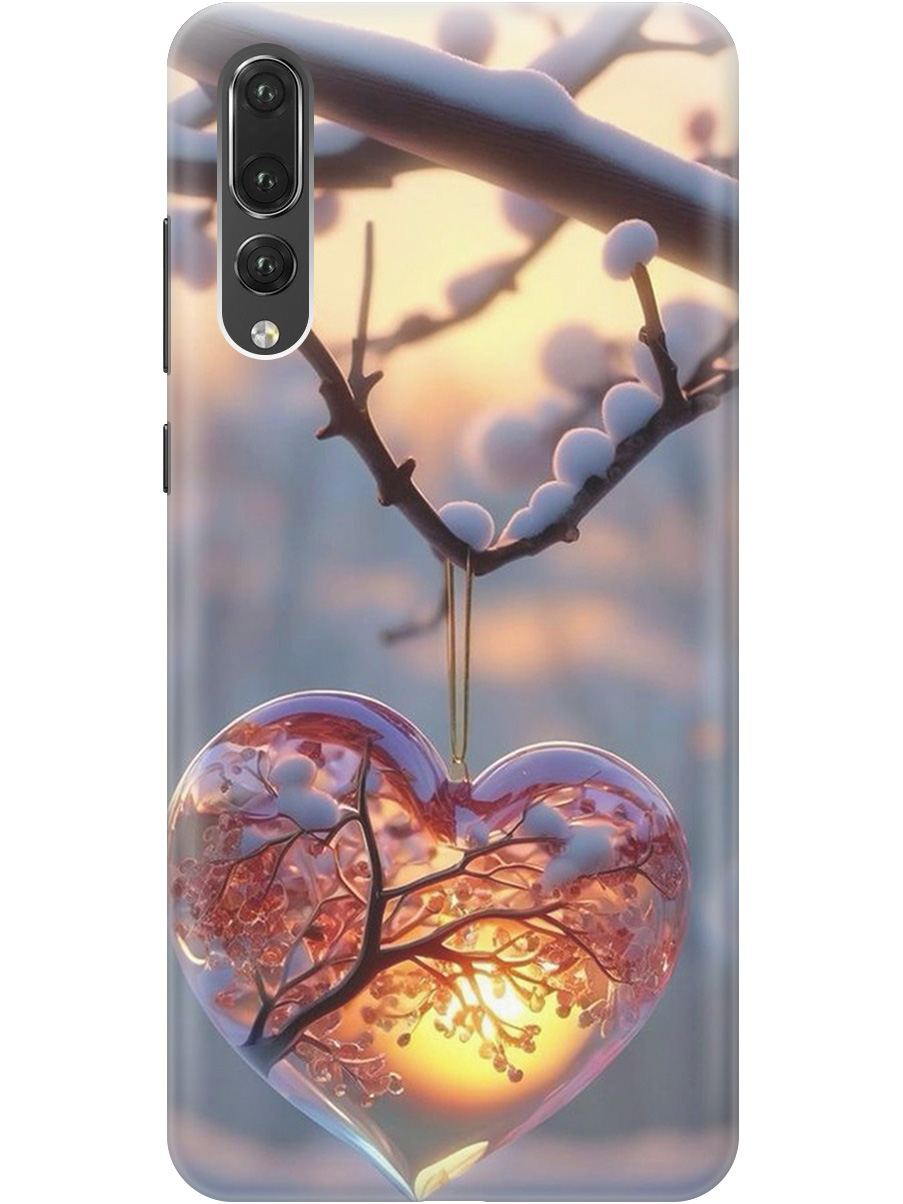 

Силиконовый чехол на Huawei P20 Pro с принтом "Ледяное сердце", Прозрачный;белый;желтый;оранжевый, 717872391