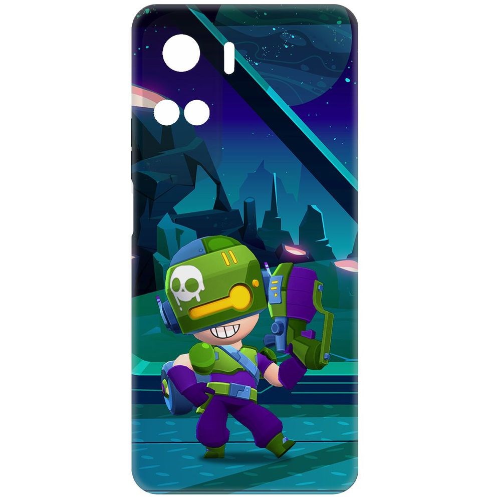 

Чехол-накладка Krutoff Soft Case Brawl Stars - Контрабандистка Пенни для Honor X50i черный