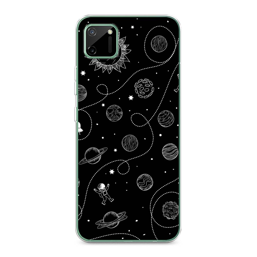 

Чехол Awog на Realme C11 2020 "В невесомости", Разноцветный, 253850-4