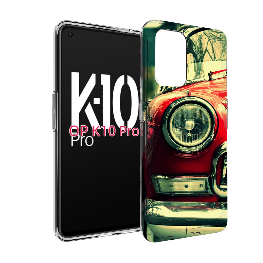 

Чехол MyPads Винтажная-машина мужской для OPPO K10 Pro, Прозрачный, Tocco
