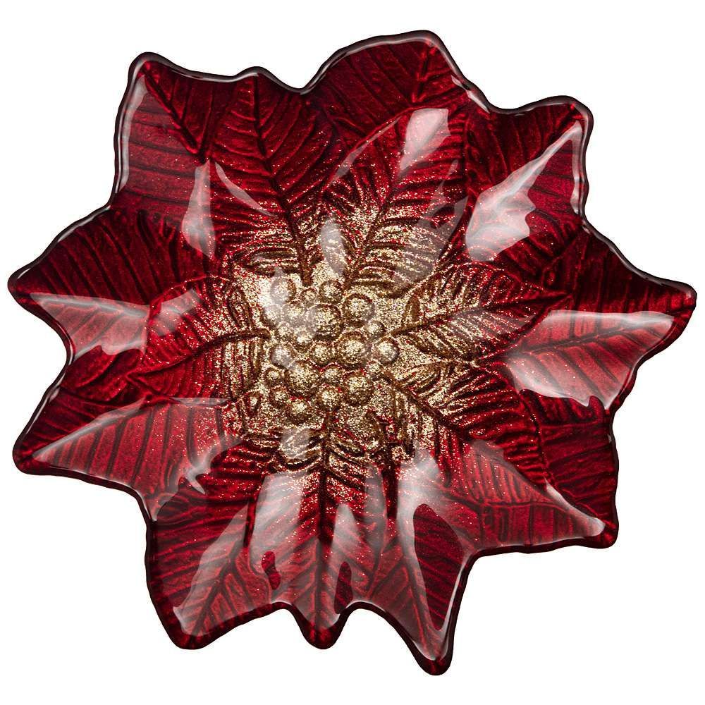 

Блюдо poinsettia red gold 21 см без упаковки KSG-339-091