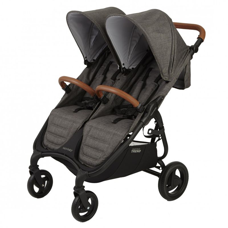 Коляска для двойни Valco Baby Snap Duo Trend Charcoal прогулочная коляска valco baby snap 4 trend charcoal