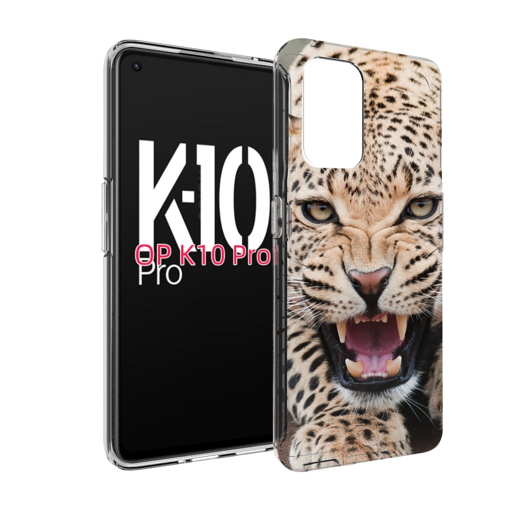 

Чехол MyPads Гепард-красивый мужской для OPPO K10 Pro, Прозрачный, Tocco