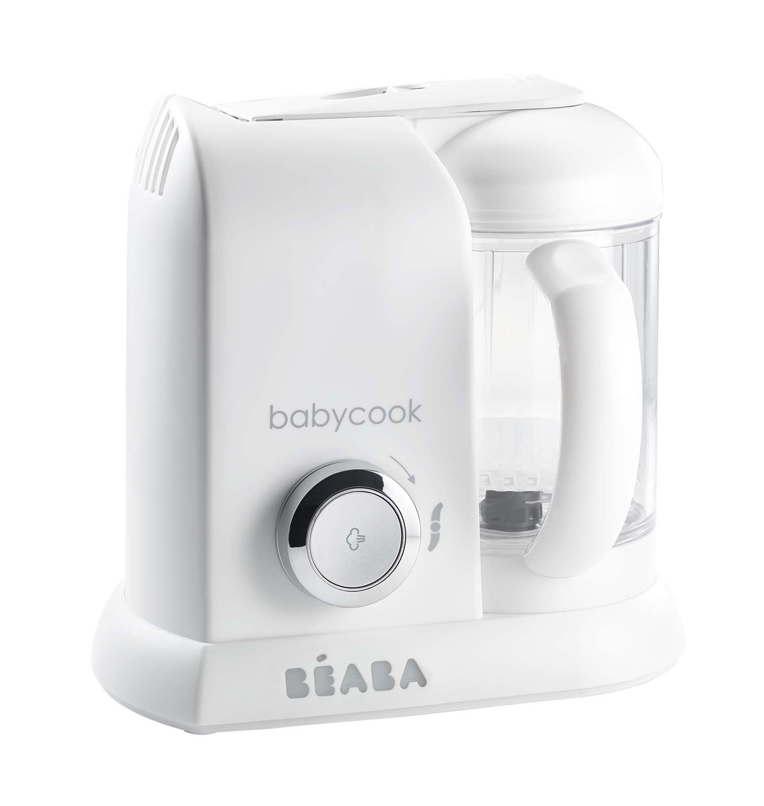 фото Пароварка-блендер beaba babycook solo white/silver