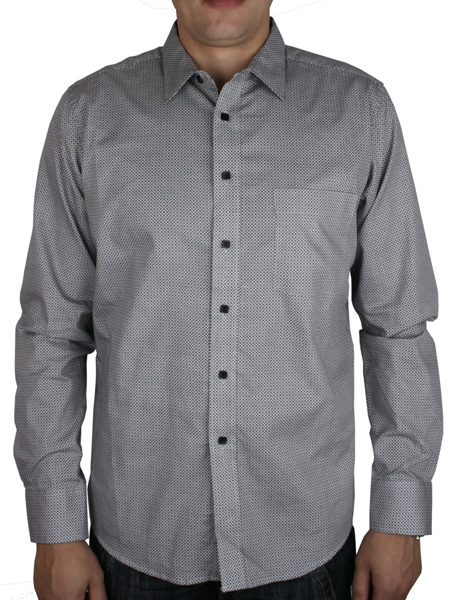 Рубашка мужская Maestro AVR1193 черная 38/170-176
