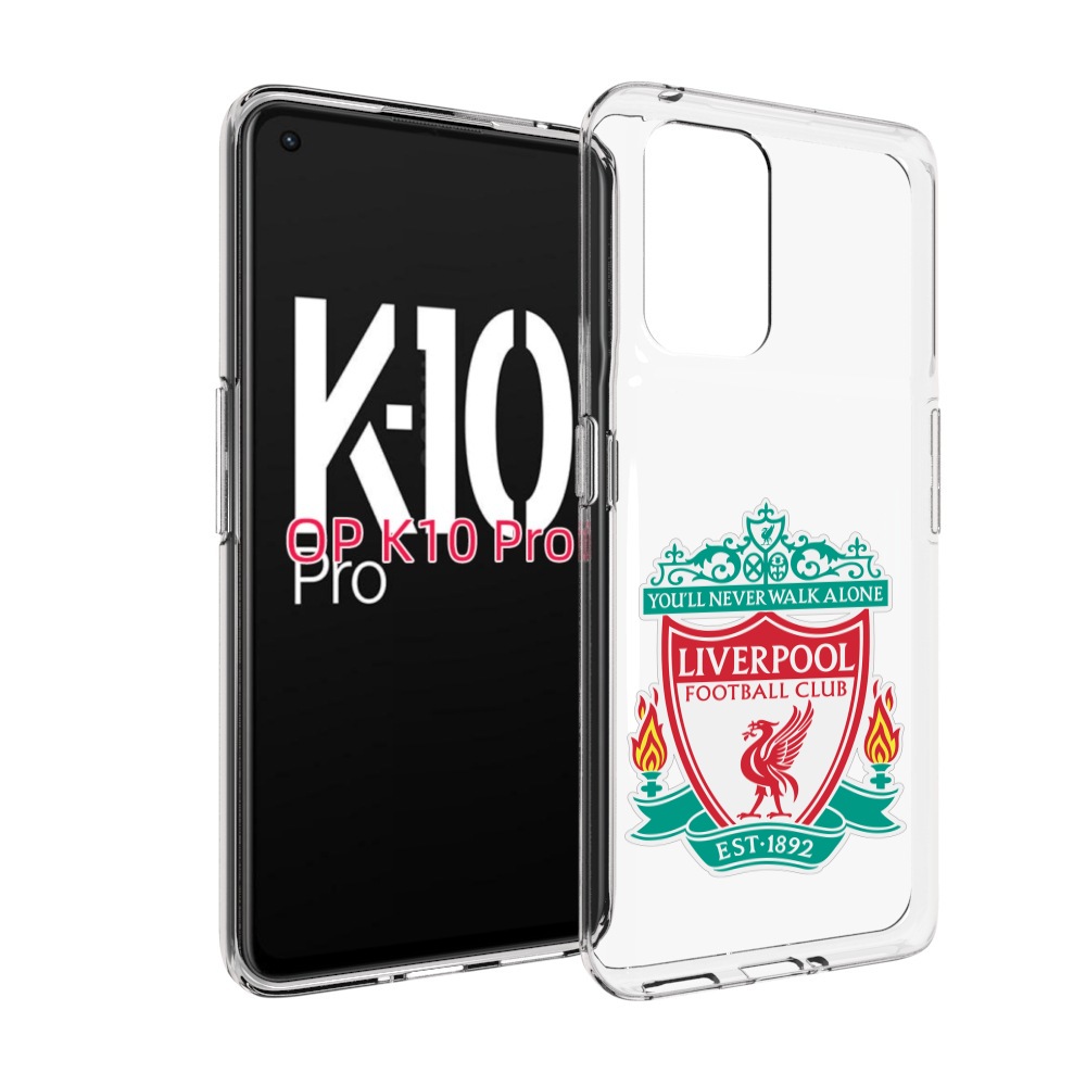 

Чехол MyPads Герб-Ливерпуля для OPPO K10 Pro, Прозрачный, Tocco