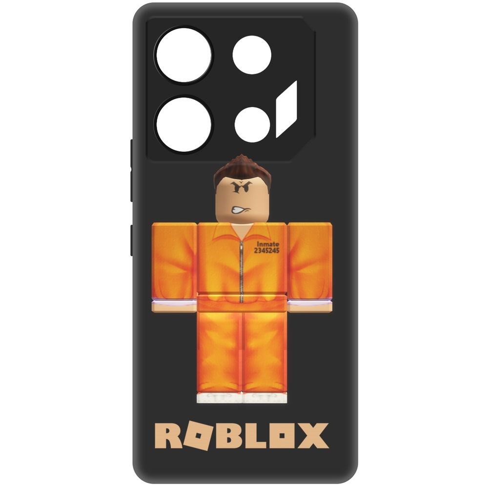 

Чехол-накладка Krutoff Soft Case Roblox-Заключенный для Infinix GT 10 Pro черный