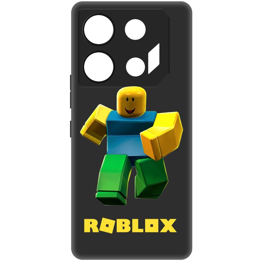 

Чехол-накладка Krutoff Soft Case Roblox-Классический Нуб для Infinix GT 10 Pro черный