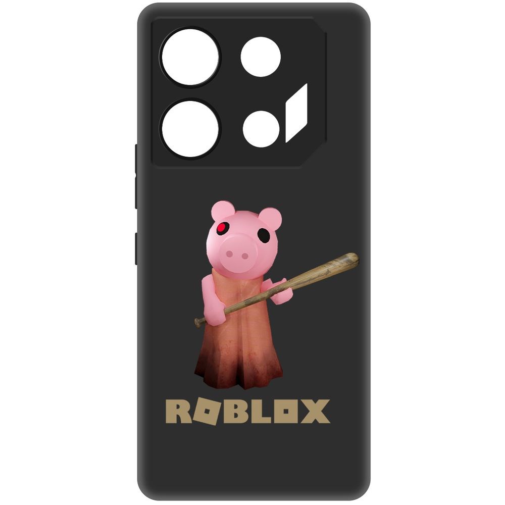 

Чехол-накладка Krutoff Soft Case Roblox-Пигги для Infinix GT 10 Pro черный