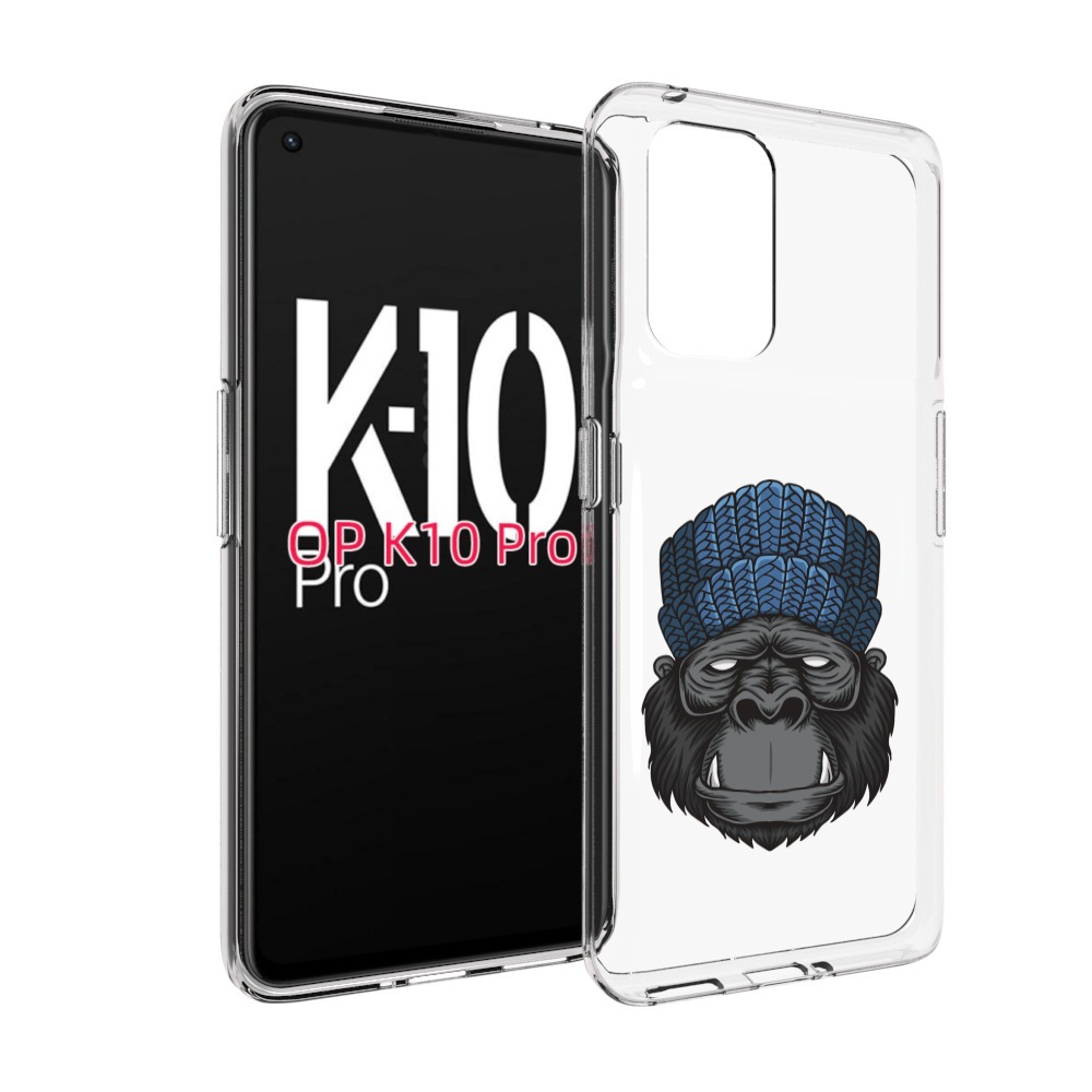 

Чехол MyPads Горила для OPPO K10 Pro, Прозрачный, Tocco