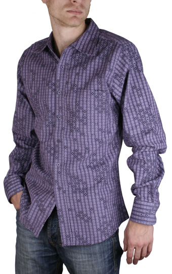 Рубашка мужская Maestro AVR1200 фиолетовая 38/170-176
