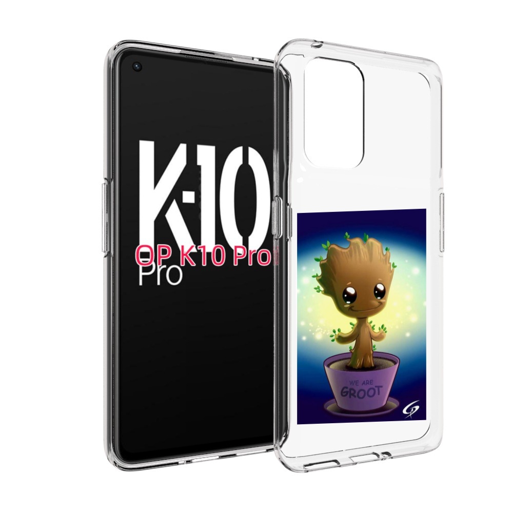 

Чехол MyPads Грут для OPPO K10 Pro, Прозрачный, Tocco