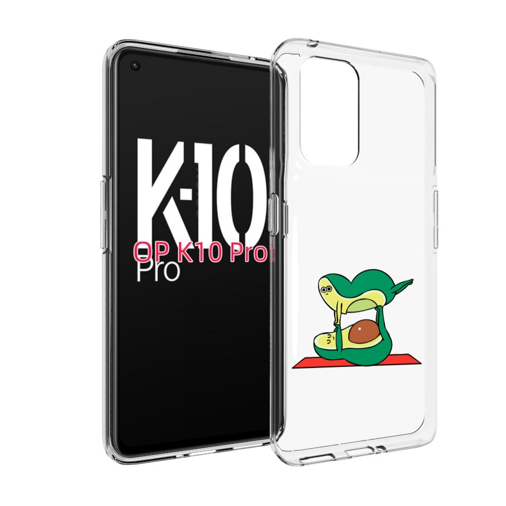 

Чехол MyPads Две-половинки для OPPO K10 Pro, Прозрачный, Tocco