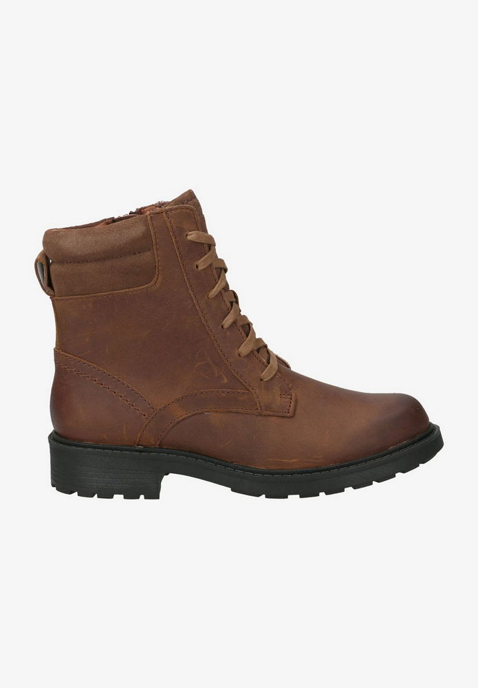 

Ботинки женские Clarks CL611N03D коричневые 39 EU, Коричневый, CL611N03D