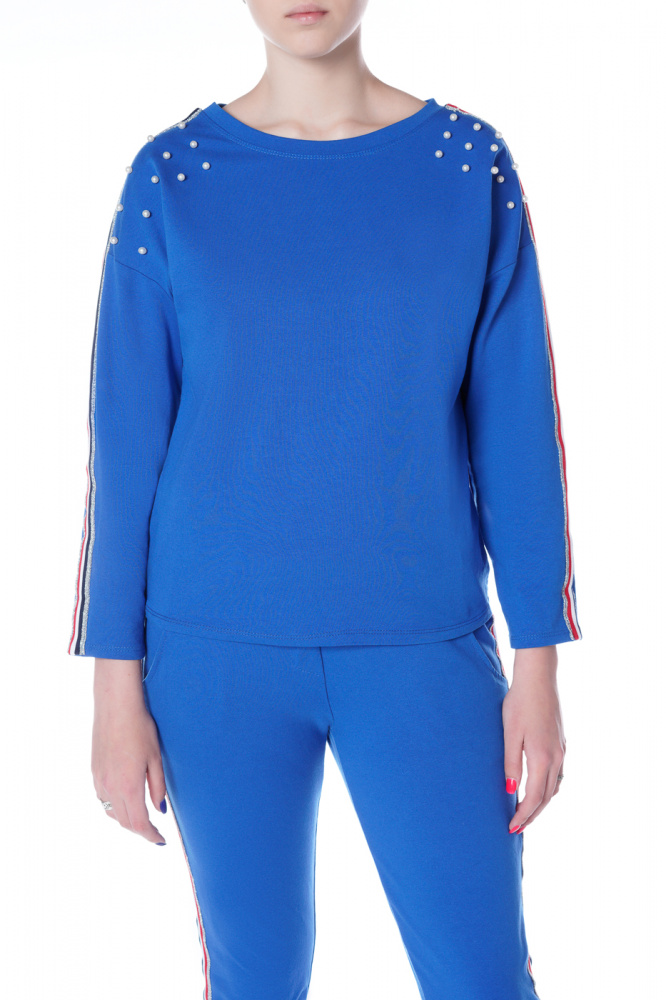 

Свитшот женский SAXX 12567 синий one size, 12567
