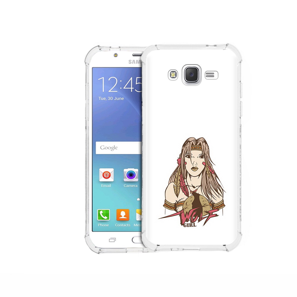 

Чехол MyPads Tocco для Samsung Galaxy J5 (2015) девушка волк (PT15272.579.306), Прозрачный, Tocco