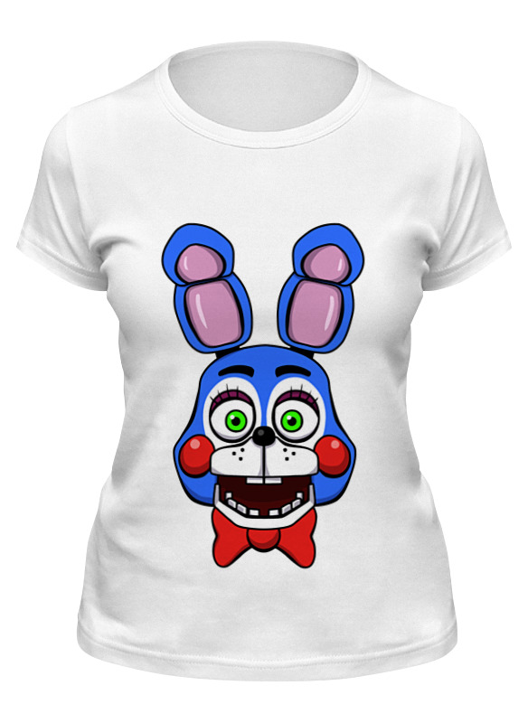

Футболка женская Printio Toy bonnie (пять ночей у фредди) белая M, Белый, Toy bonnie (пять ночей у фредди)