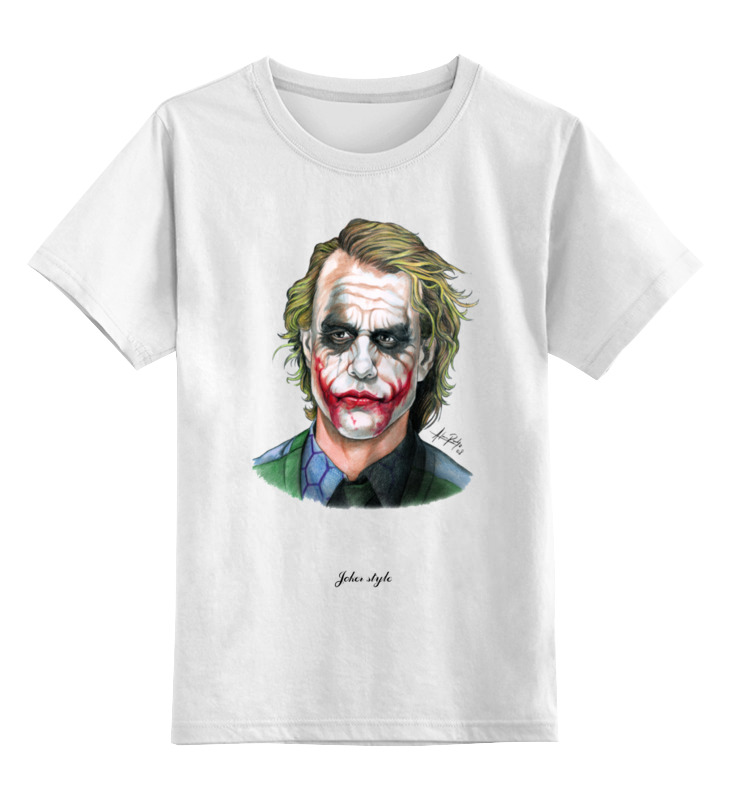 

Футболка детская Printio Joker style цв. белый р. 116, Joker style