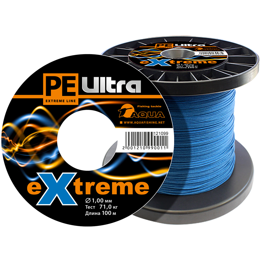 

Плетеный Шнур Для Рыбалки Aqua Pe Ultra Extreme 1,00mm (Цвет Синий) 100m, PE ULTRA EXTREME