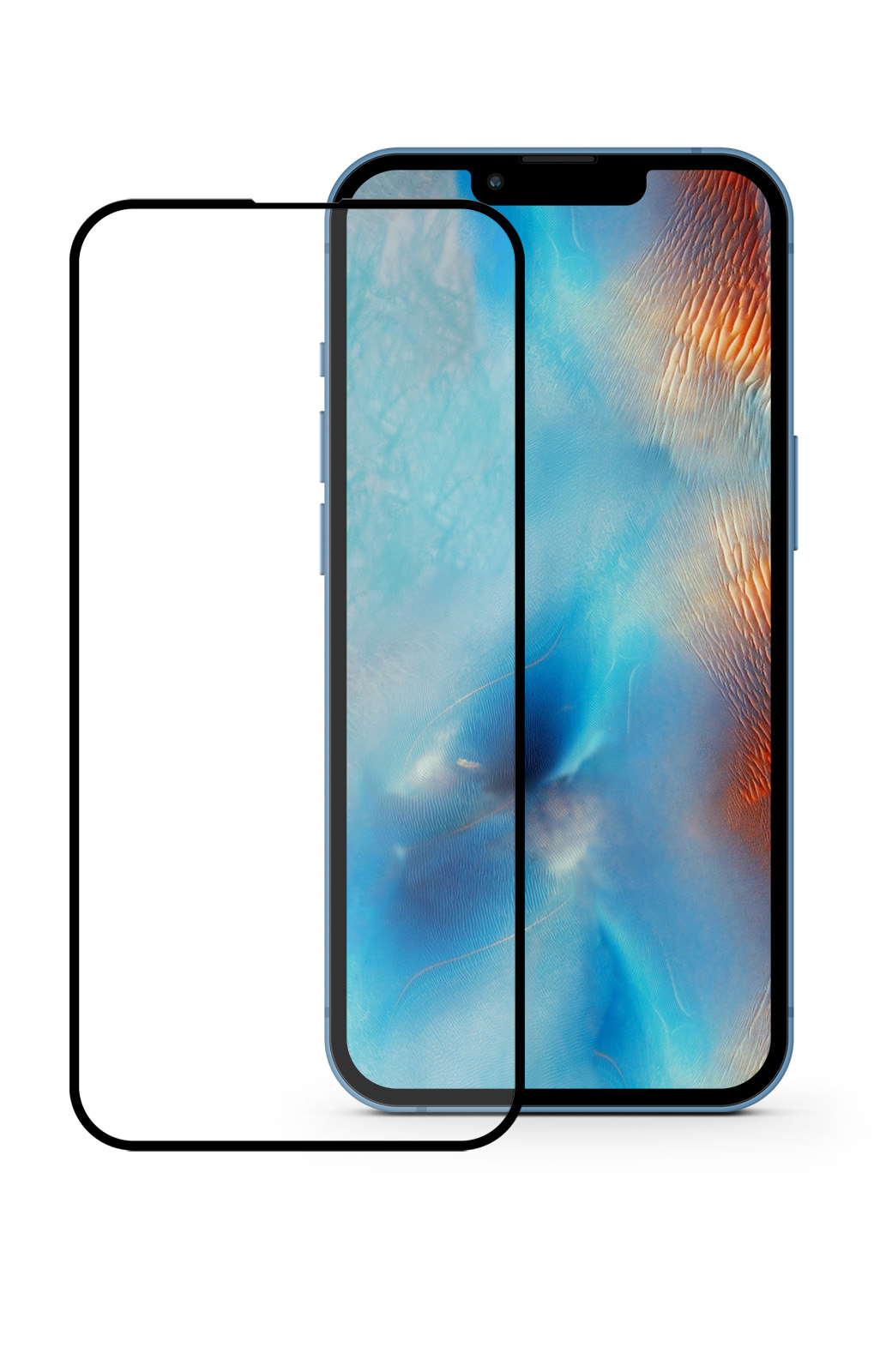 

Защитное стекло Mobius для Apple iPhone 13 mini 3D Full Cover (Black)/4232-501, Apple iPhone 13 mini