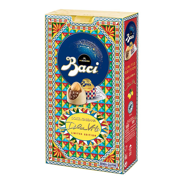 

Конфеты шоколадные Baci Perugina с фундуком и гранулами со вкусом лимона 150 г