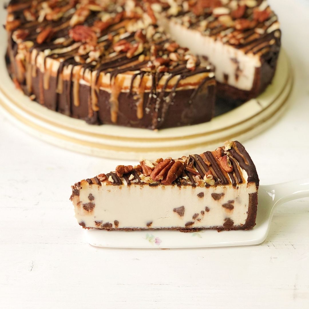 

Чизкейк Нью-Йорк с шоколадом и грецким орехом 1,6кг 20 порций