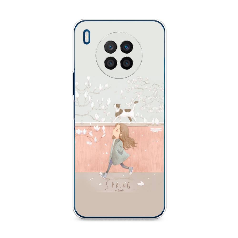 

Чехол Awog на Huawei Nova 8i "Девочка-весна", Разноцветный, 6106350-7