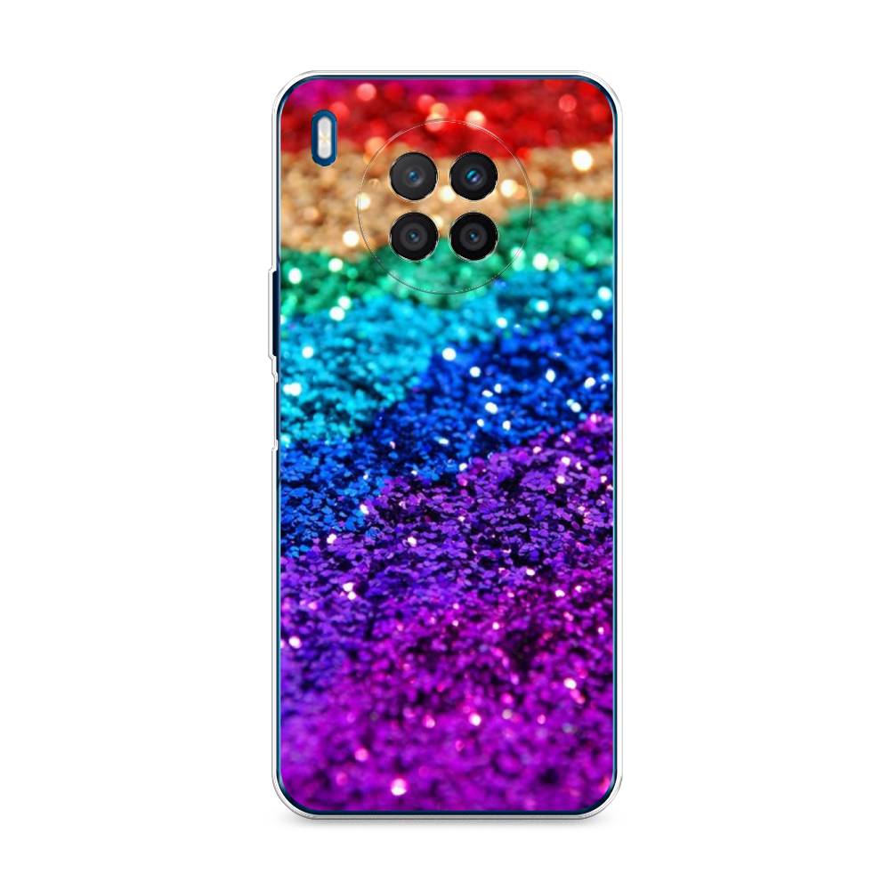 

Чехол Awog на Huawei Nova 8i "Блестящая радуга рисунок", Разноцветный, 6106350-3