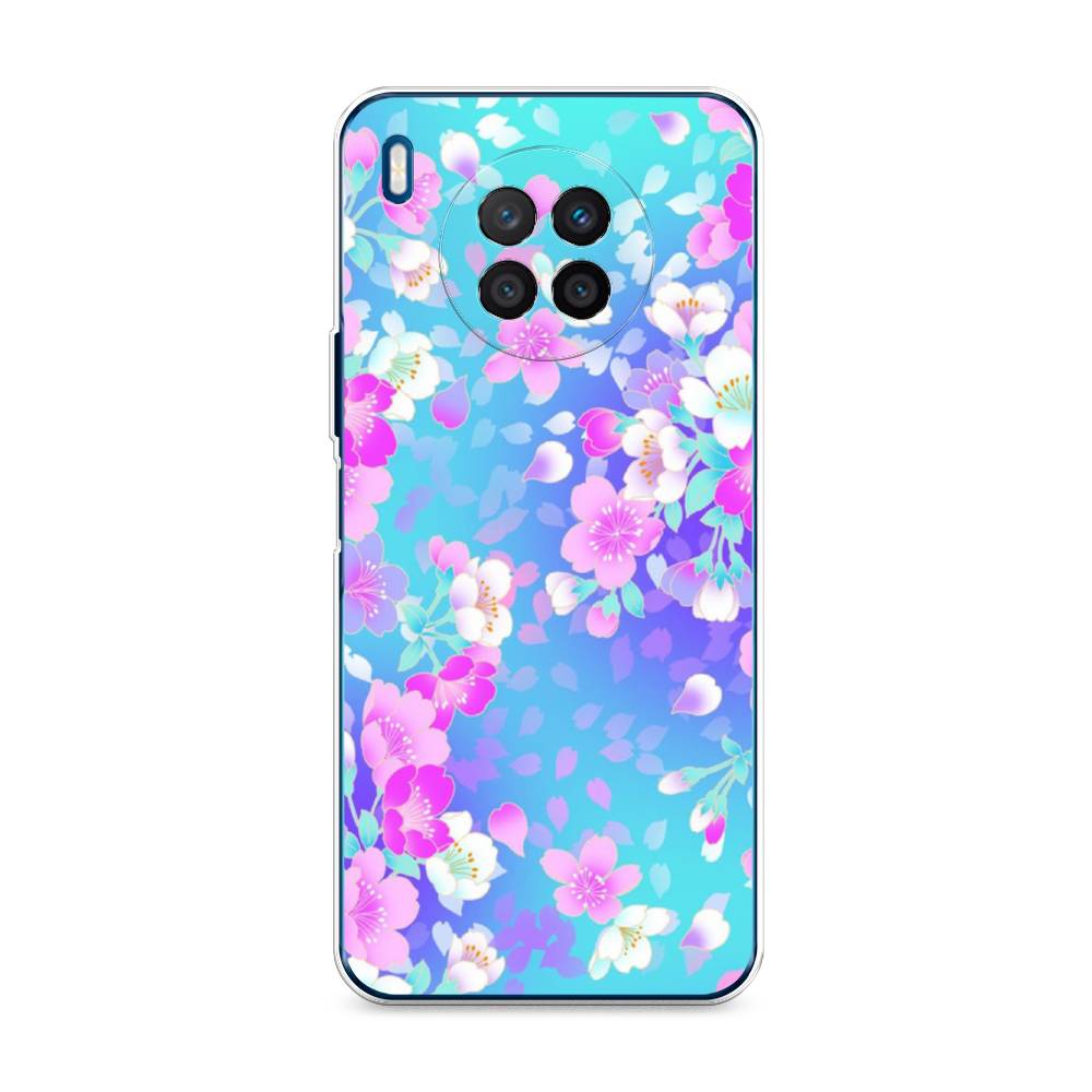 

Чехол Awog на Huawei Nova 8i "Яблоневые цветы", Разноцветный, 6106350-8