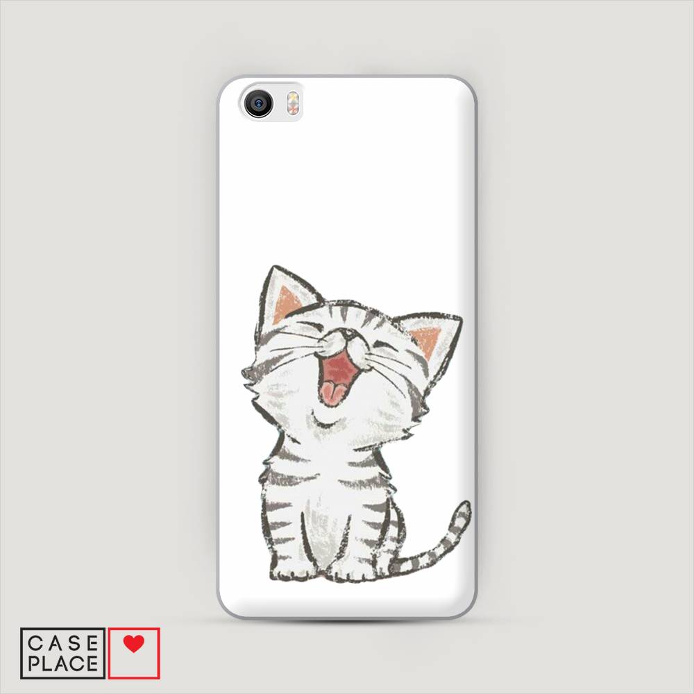 

Пластиковый чехол "Котенок рисованный" на Xiaomi Mi5, 30440-1