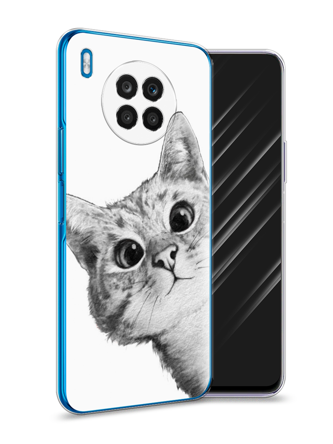 

Чехол Awog на Huawei Nova 8i "Кот рисунок черно-белый", Разноцветный, 6106350-1