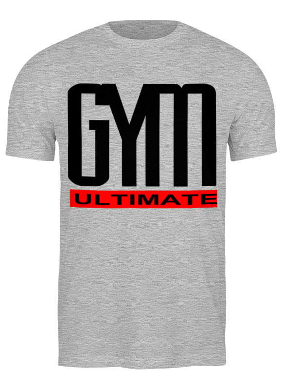 

Футболка мужская Printio Gym ultimate серая M, Серый, Gym ultimate