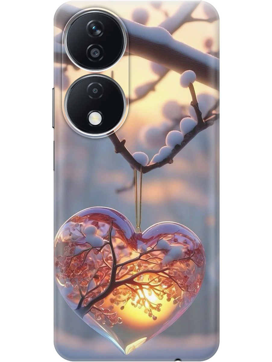 

Силиконовый чехол на Honor X7b с принтом "Ледяное сердце", Прозрачный;белый;желтый;оранжевый, 781972191