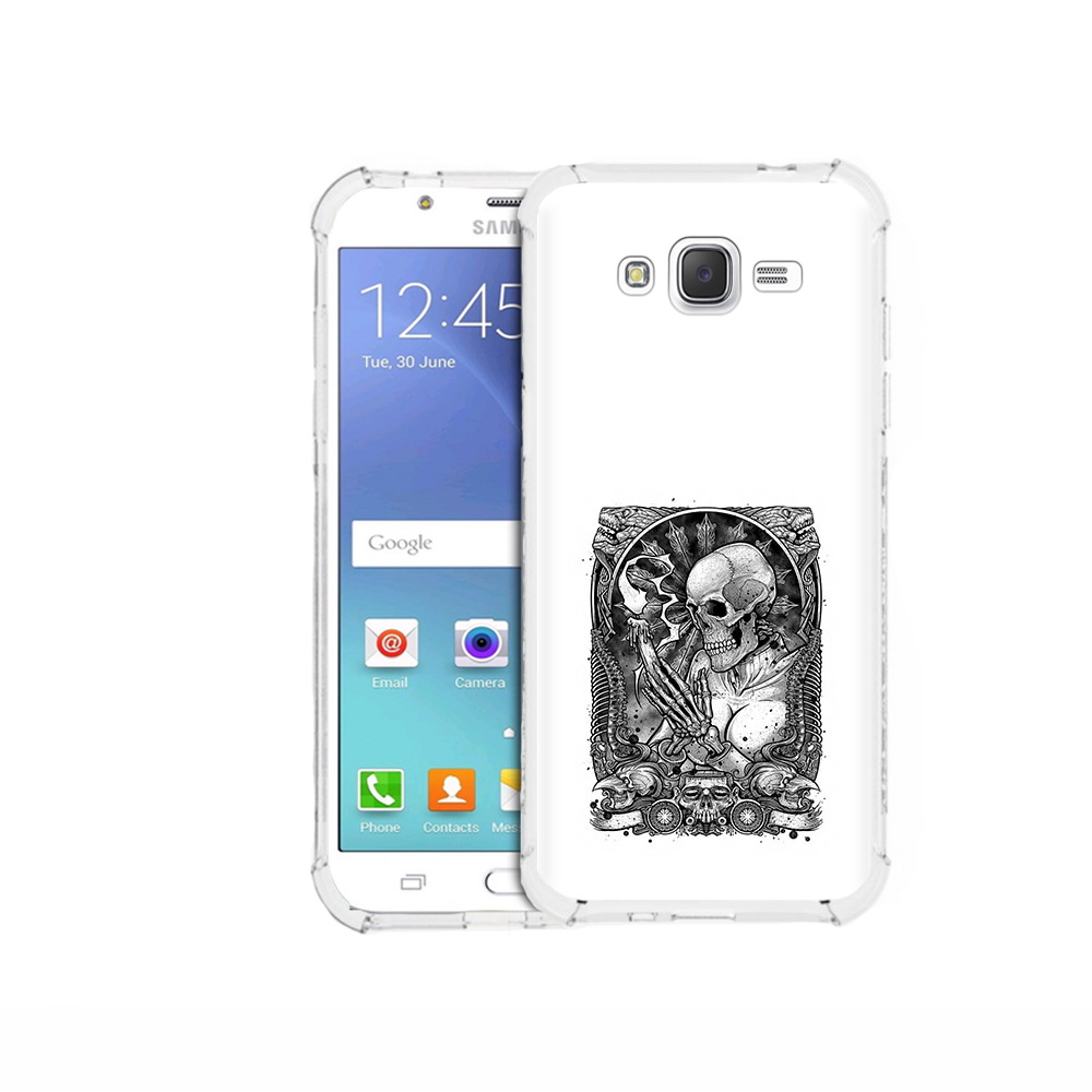 

Чехол MyPads Tocco для Samsung Galaxy J5 (2015) девушка скелет (PT15272.579.316), Прозрачный, Tocco