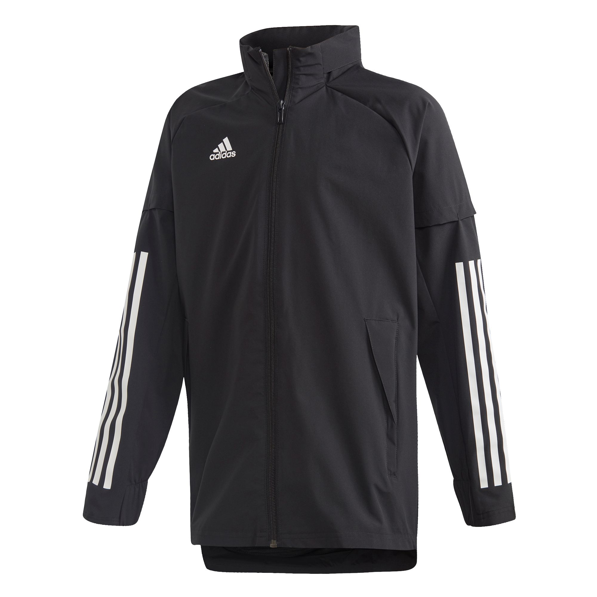 фото Ветровка adidas con20 aw jacket y ea2512 цв.черный р. 128