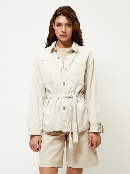 

Рубашка женская ZARINA 2265408608-61 бежевая 2XL, 2265408608-61
