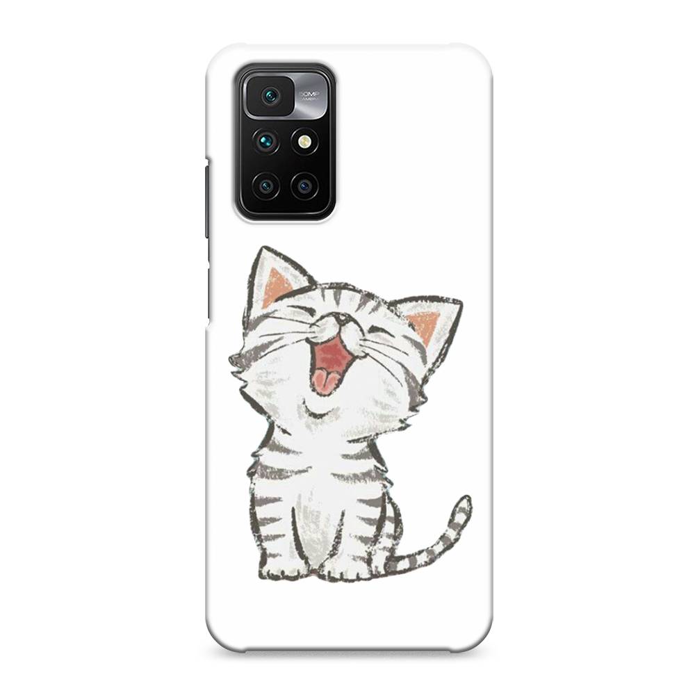

Пластиковый чехол "Котенок рисованный" на Xiaomi Redmi 10, 311320-1